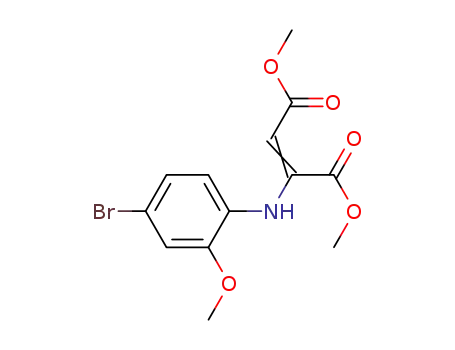 2-Butenedioic acid, 2-[(4-bromo-2-methoxyphenyl)amino]-, dimethyl
ester