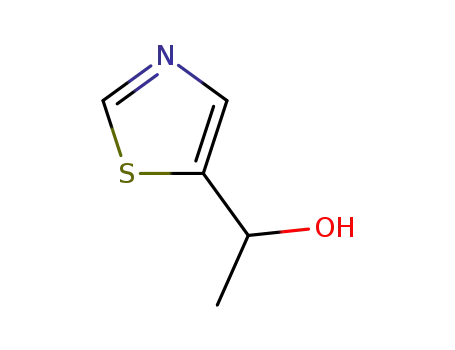 Molecular Structure of 41040-84-0 (5-ThiazoleMethanol, α-Methyl-)