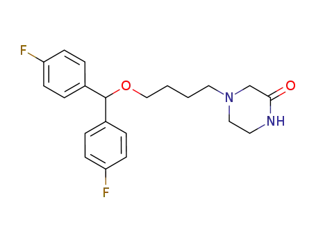 2-Oxo-4-[4-[bis(4-fluorophenyl)methoxy]butyl]piperazine