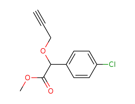 2-(2-propynyloxy)-2-(4-chlorophenyl)acetic acid methyl ester