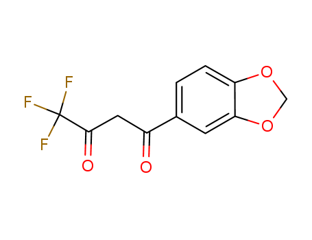 1,3-Butanedione,1-(1,3-benzodioxol-5-yl)-4,4,4-trifluoro-