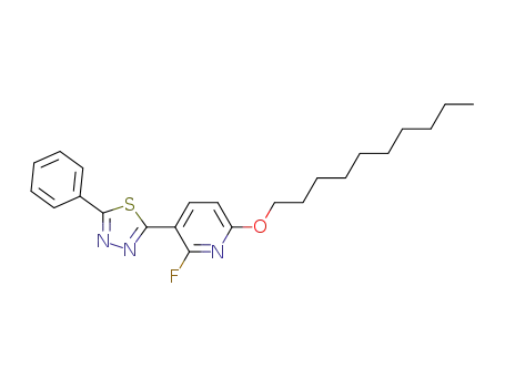 2-(-6-Decyloxy-2-fluoropyrid-3-yl)-5-phenyl-1,3,4-thiadiazole