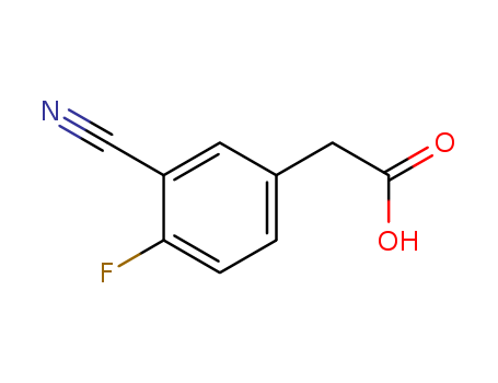 3-Cyano-4-fluorobenzeneacetic acid