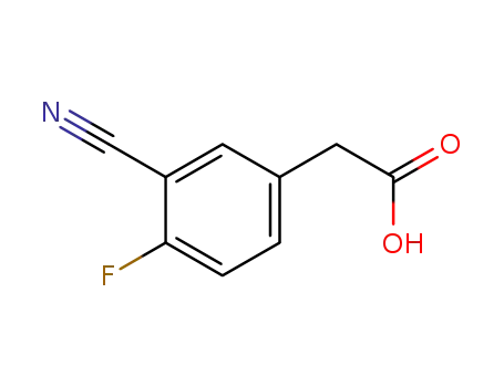 2-(3-Cyano-4-fluorophenyl)acetic acid