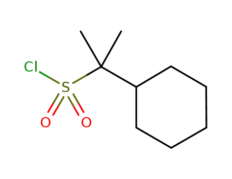 2-cyclohexyl-propane-2-sulphonyl chloride