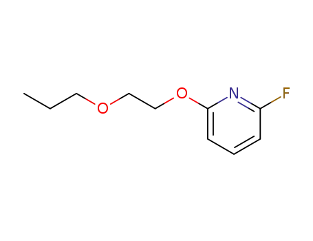 Molecular Structure of 261519-47-5 (Pyridine, 2-fluoro-6-(2-propoxyethoxy)- (9CI))