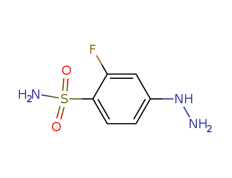 Benzenesulfonamide, 2-fluoro-4-hydrazino-