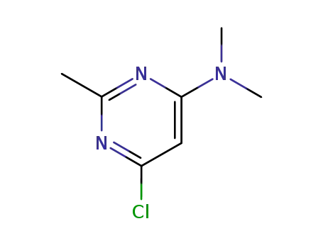 Molecular Structure of 58514-89-9 (6-chloro-N,N,2-trimethyl-4-pyrimidinamine)