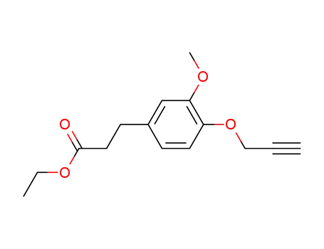 ethyl 3-{3-methoxy-4-(2-propynyloxy)phenyl}propionate