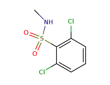 Molecular Structure of 19818-11-2 (Benzenesulfonamide, 2,6-dichloro-N-methyl-)