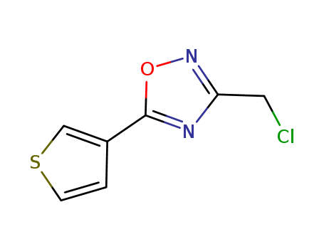 3-(Chloromethyl)-5-(3-thienyl)-1,2,4-oxadiazole , 97%