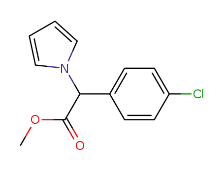 methyl 2-(4-chlorophenyl)-2-(pyrrol-1-yl)acetate