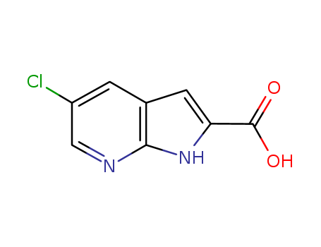 1H-Pyrrolo[2,3-b]pyridine-2-carboxylic acid, 5-chloro-