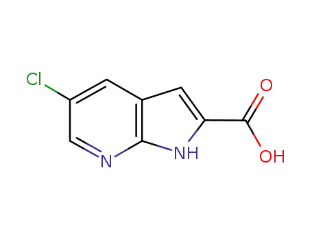 1H- 피 롤로 [2,3-b] 피리딘 -2- 카복실산, 5- 클로로-