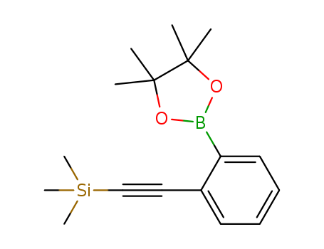 4,4,5,5-Tetramethyl-2-[2-[(trimethylsilyl)ethynyl]phenyl]-1,3,2-dioxaborolane