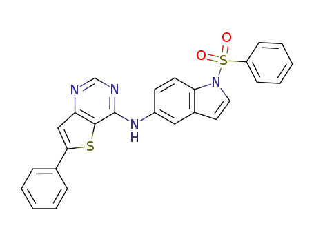 1H-Indol-5-amine,
1-(phenylsulfonyl)-N-(6-phenylthieno[3,2-d]pyrimidin-4-yl)-