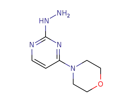Molecular Structure of 908141-95-7 (4-(2-hydrazinopyrimidin-4-yl)morpholine)