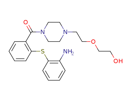 Molecular Structure of 848814-27-7 (2-(2-(4-(Dibenzo[b,f][1,4]thiazepin-11-yl)piperazin-1-yl)ethoxy)ethanol)