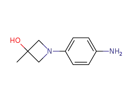 Molecular Structure of 344405-83-0 (1-(4-AMINOPHENYL)-3-METHYL-3-AZETIDINOL)