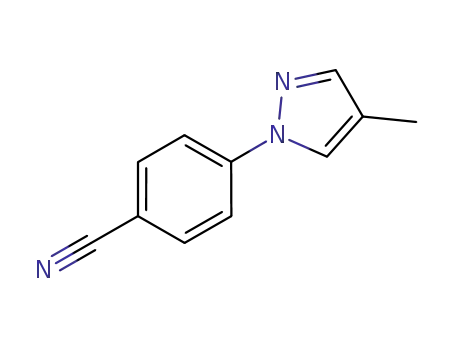 Benzonitrile, 4-(4-methyl-1H-pyrazol-1-yl)-