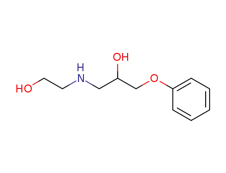 Molecular Structure of 29607-93-0 (1-(2-HYDROXY-ETHYLAMINO)-3-PHENOXY-PROPAN-2-OL)