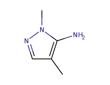 Molecular Structure of 3524-49-0 (1H-Pyrazol-5-amine,1,4-dimethyl-(9CI))