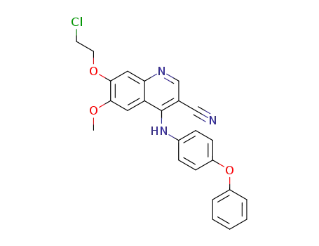 7-(2-chloroethoxy)-6-methoxy-4-(4-phenoxyphenylamino)quinoline-3-carbonitrile