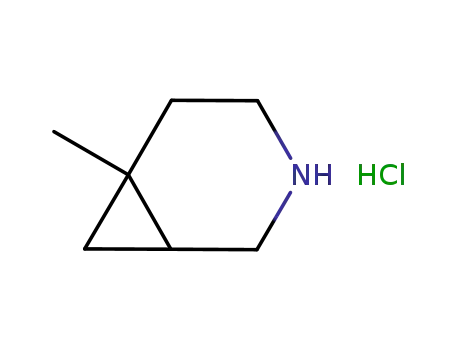 Molecular Structure of 910789-29-6 (6-Methyl-3-azabicyclo[4.1.0]heptane hydrochloride)