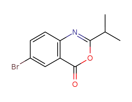 Molecular Structure of 761458-01-9 (6-bromo-2-isopropyl-3,1-benzoxazin-4-one)