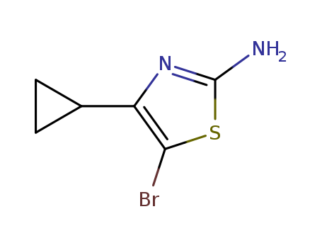 2-Amino-5-bromo-4-cyclopropylthiazole 97%