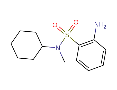 Molecular Structure of 70693-59-3 (2-Amino-N-cyclohexyl-N-methylbenzenesulfonamide)
