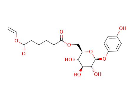Molecular Structure of 681212-47-5 (6-O-vinyladipoyl arbutin)
