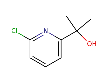 Molecular Structure of 40472-97-7 (6-CHLORO-ALFA,A-DIMETHYL-2-PYRIDINEMETHANOL)