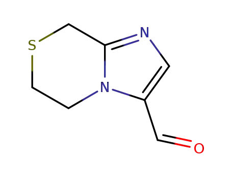 Molecular Structure of 623564-36-3 (8H-Imidazo[2,1-c][1,4]thiazine-3-carboxaldehyde,5,6-dihydro-(9CI))