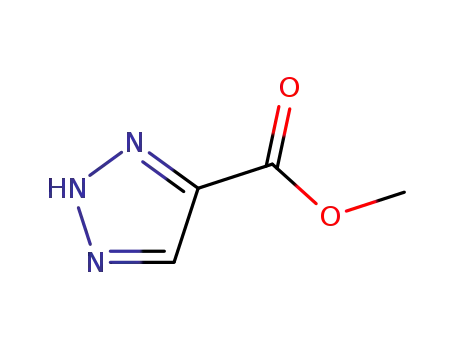 Molecular Structure of 877309-59-6 (2H-1,2,3-Triazole-4-carboxylic acid, methyl ester (9CI))