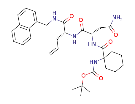 N-Boc-Ac<sub>6</sub>C-L-Asn-D-AllylGly-(1-naphthyl)methyl amide