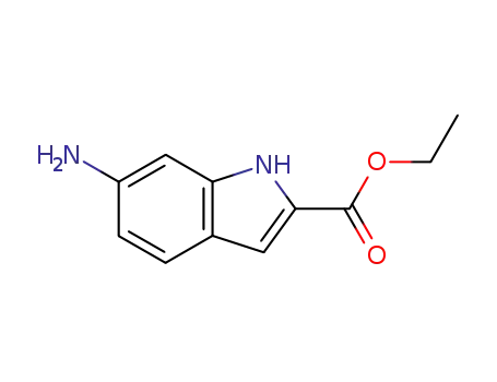 1H- 인돌 -2- 카르 복실 산, 6- 아미노-, 에틸 에스테르 (9CI)