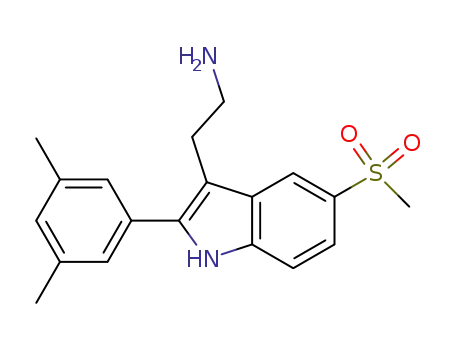 2-[2-(3,5-dimethylphenyl)-5-methanesulfonyl-1H-indol-3-yl]ethylamine