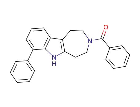 Molecular Structure of 405305-50-2 (3-benzoyl-7-phenyl-1,2,3,4,5,6-hexahydroazepino[4,5-b]indole)