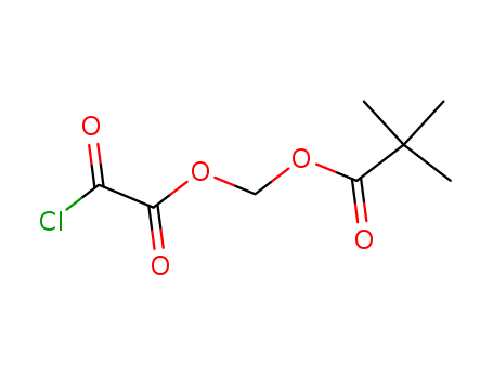 Propanoic acid, 2,2-dimethyl-, [(chlorooxoacetyl)oxy]methyl ester