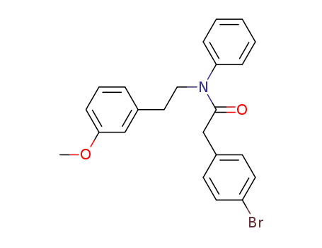 2-(4-bromophenyl)-N-{2-(3-methoxyphenyl)ethyl}-N-phenylacetamide