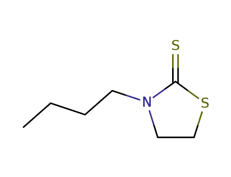 Molecular Structure of 3485-02-7 (3-Butyl-2-thiazolidinethione)