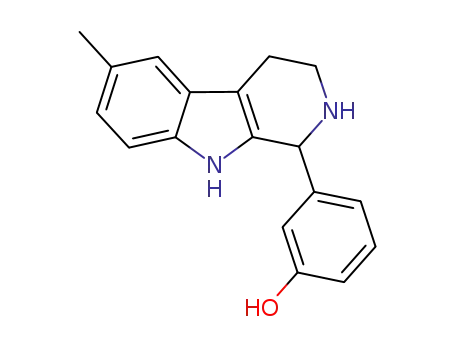 3-(6-methyl-1,2,3,4-tetrahydro-β-carbolinyl)phenol