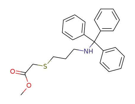 methyl {[3-(tritylamino)propyl]thio}acetate