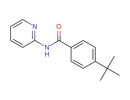 Molecular Structure of 349407-91-6 (Benzamide, 4-(1,1-dimethylethyl)-N-2-pyridinyl- (9CI))
