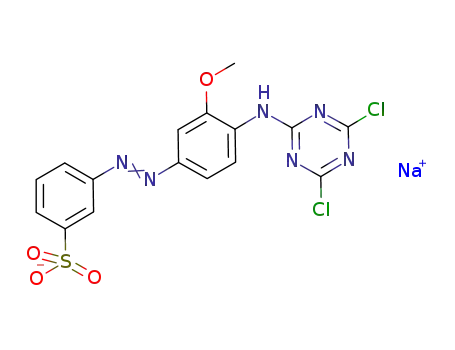 C<sub>16</sub>H<sub>11</sub>Cl<sub>2</sub>N<sub>6</sub>O<sub>4</sub>S<sup>(1-)</sup>*Na<sup>(1+)</sup>