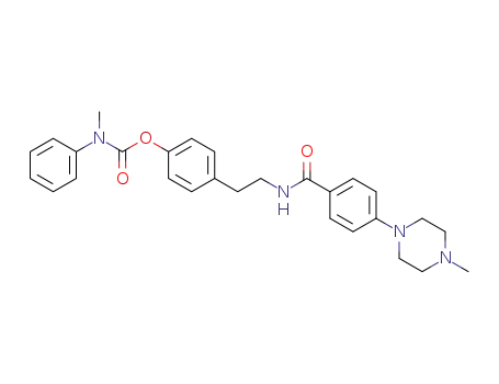 methyl-phenyl-carbamic acid 4-{2-[4-(4-methyl-piperazin-1-yl)-benzoylamino]-ethyl}-phenyl ester