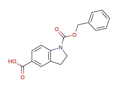1H-INDOLE-1,5-DICARBOXYLIC ACID,2,3-DIHYDRO-,1-(PHENYLMETHYL)ESTER