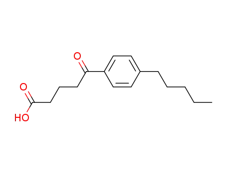 Molecular Structure of 178686-76-5 (5-OXO-5-(4-N-PENTYLPHENYL)VALERIC ACID)