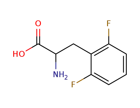 Molecular Structure of 32133-39-4 (DL-2,6-DIFLUOROPHENYLALANINE)